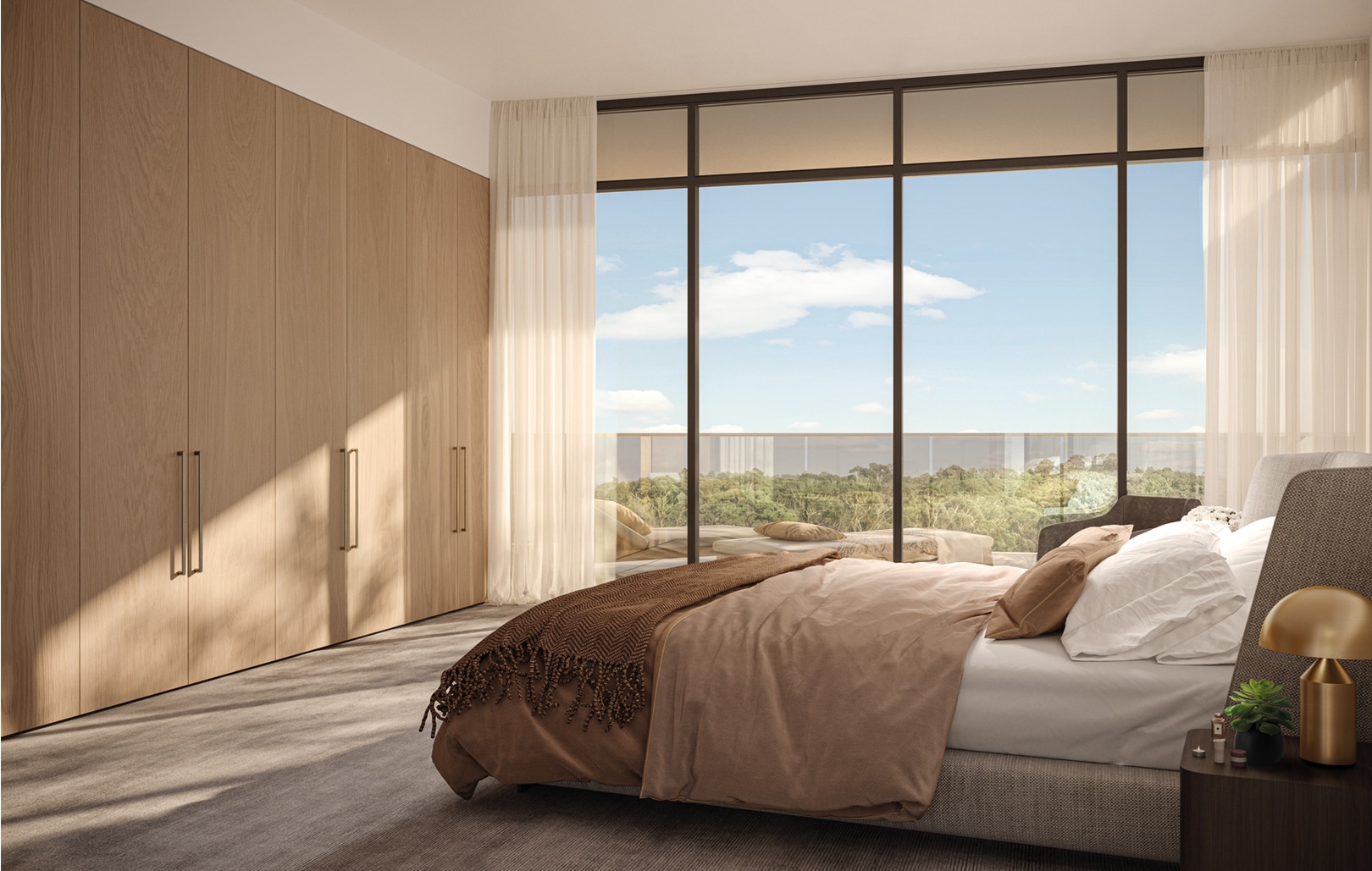 Watermark Chatswood Penthouse apartment bedroom
